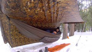cu hamacul iarna