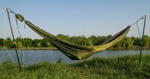 Hamac Pom Pom Double layer la pescuit