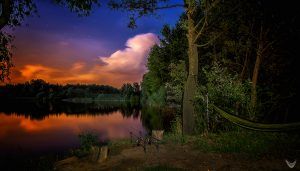 hamac pom pom double la pescuit