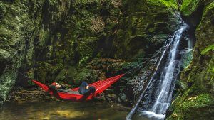 hamac pom pom red cozia