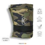 patura din softshell camuflaj