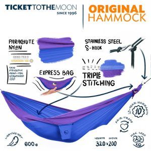 Hamac Ticket to the Moon Original Blue - Purple