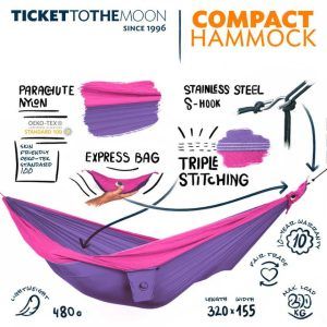 Hamac Ticket to the Moon Single Purple - Pink