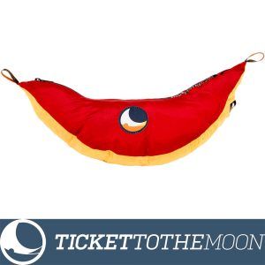 Hamac Ticket to the Moon King Size Dark Yellow - Burgundy