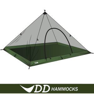 Cort DD Hammocks SuperLight Pyramid XL-panza anti insecte