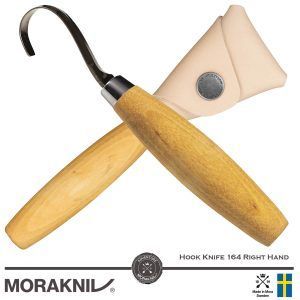 Cutit Morakniv Woodcarving Hook Knife 164 pentru mana dreapta