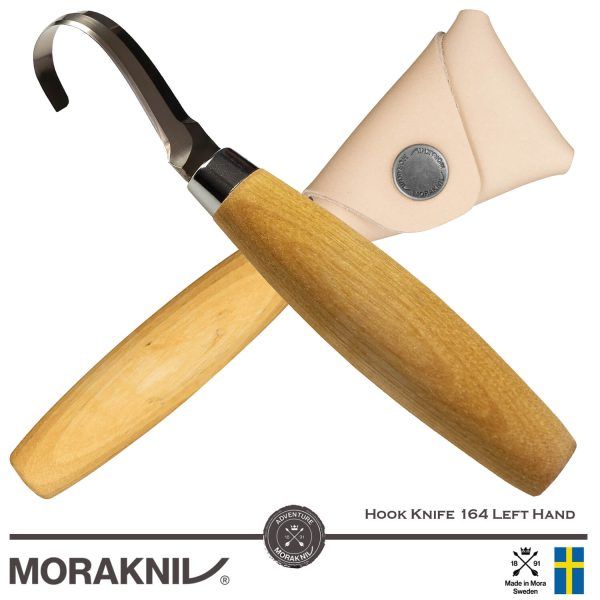 Cutit Morakniv Woodcarving Hook Knife 164 pentru mana stanga