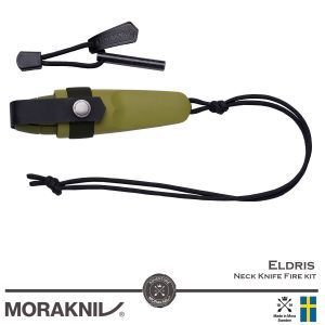 Morakniv Neck Knife Eldris cu amnar olive