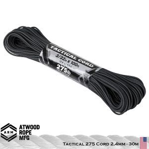 Tactical 275 Cord Atwood Rope black