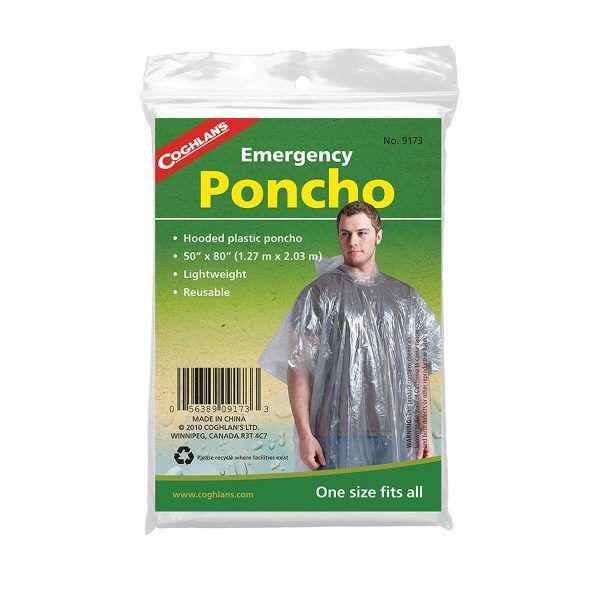 Poncho ieftin transparent pentru ploaie Coghlans