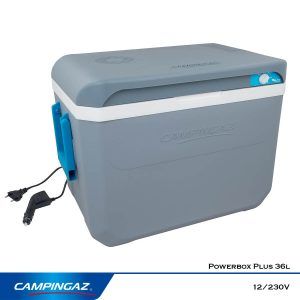 Lada frigorifica electrica 12/230V Campingaz Powerbox Plus 36l pentru camping functioneaza la priza de masina de 12V sau la priza electrica de 230V
